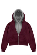 Grey in Burgundy