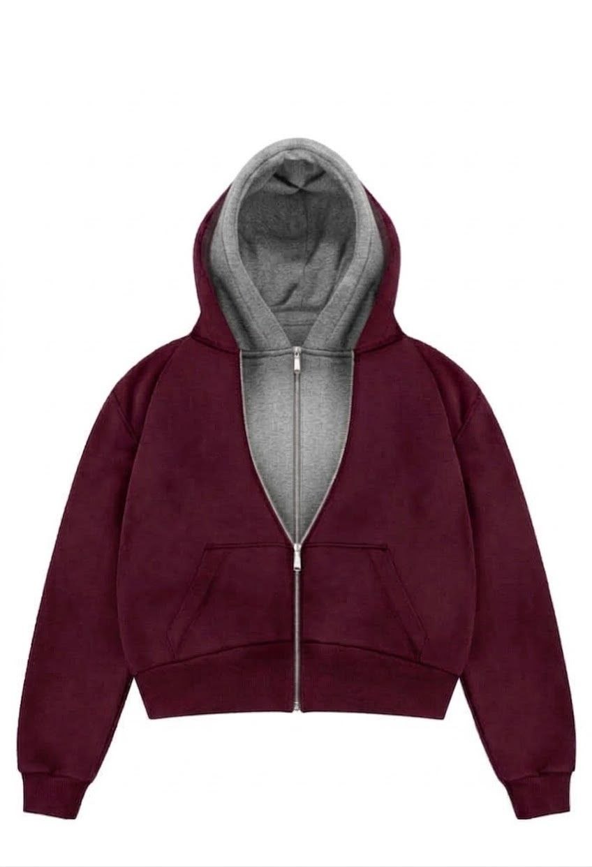 Grey in Burgundy