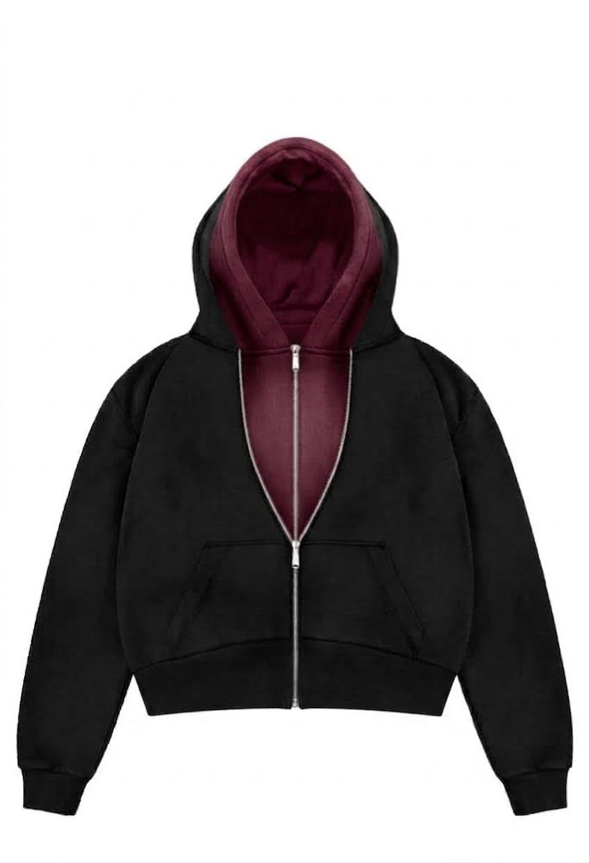 Burgundy in Black